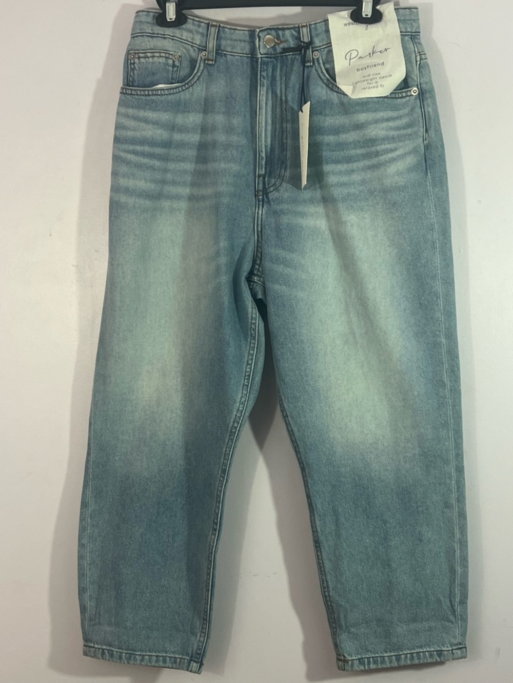 NWT Westbound Parker Boyfriend Mid Rise Cropped Jeans 10S